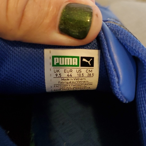 Puma 10.5 blue leather - Picture 4 of 7